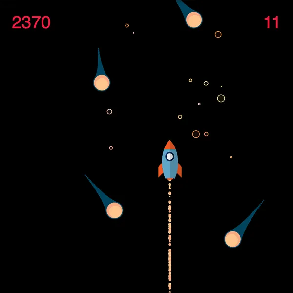 Gameplay in Cosmokaze.