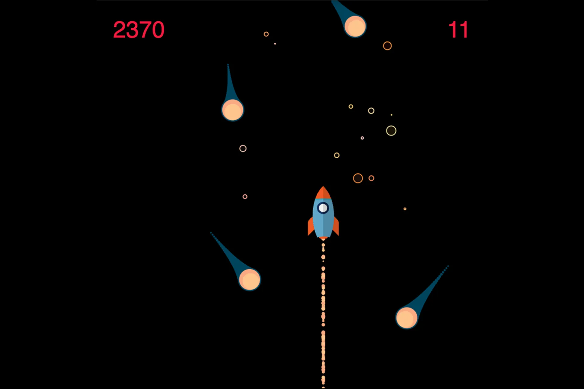 Gameplay in Cosmokaze.
